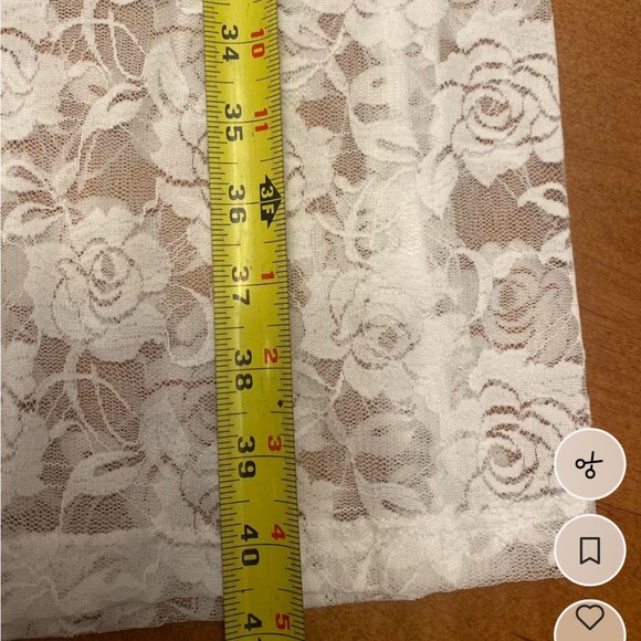 Petal & Pup White Floral Lace Maxi Skirt - - Picture 3 of 8